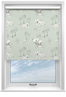 Elephant Herd, Pasture - Twist&Fit Roller Blind